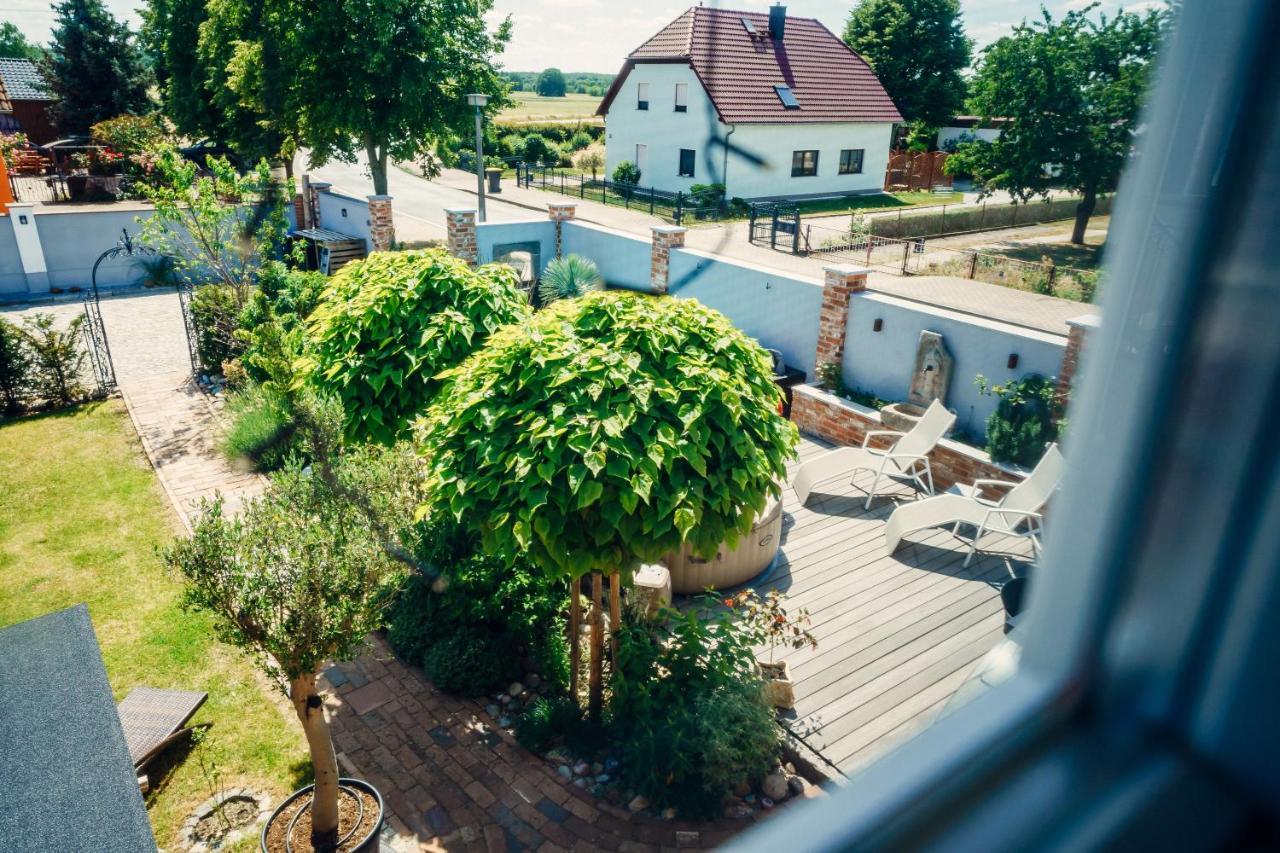 Alte Schmiede Mit Sauna, Pool Und Whirpool Im Aussenbereich Schoenstes Ferienhaus Der Lausitz Elsterheide Exteriér fotografie