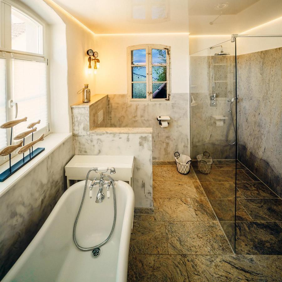 Alte Schmiede Mit Sauna, Pool Und Whirpool Im Aussenbereich Schoenstes Ferienhaus Der Lausitz Elsterheide Exteriér fotografie