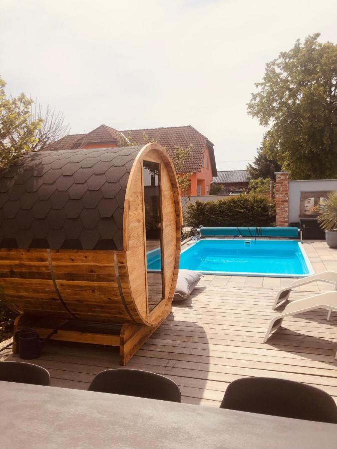 Alte Schmiede Mit Sauna, Pool Und Whirpool Im Aussenbereich Schoenstes Ferienhaus Der Lausitz Elsterheide Exteriér fotografie